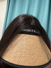 防曬帽子女夏季遮陽帽戶外騎行開車防曬帽女時尚百搭透氣太陽帽子 草編帽咖色【大檐顯臉小】 均碼（54cm-58cm） 曬單實拍圖