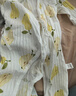 貝瑞加（Babyprints）寶寶連體衣2件裝嬰兒純棉滿(mǎn)月服四季長(cháng)袖哈衣薄款家居睡衣 海梨66 曬單實(shí)拍圖