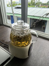 高茗 玻璃泡茶壺加厚耐高溫透明煮茶器花茶壺茶水分離泡茶家用壺 企潤壺400ml【加厚】+2杯100ml 曬單實拍圖