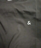 杰克·瓊斯（JACK&JONES） 春季新款日常簡(jiǎn)約百搭多色LOGO刺繡圓領(lǐng)短袖T恤男款225101031 曬單實(shí)拍圖