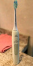 飛利浦（PHILIPS）【肖戰(zhàn)推薦】電動(dòng)牙刷鉆石3系 生日七夕禮物 成人情侶款送男生/女友 微泡水流 HX5181/01皓月白 曬單實(shí)拍圖