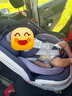 Prigel兒童安全座椅舒安pro嬰兒車(chē)載寶寶0-12歲汽車(chē)用新生嬰幼兒可坐躺 舒安pro 烏梅紫醬（支撐腿） 曬單實(shí)拍圖