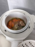 美的（Midea）電燉鍋煲湯鍋燉湯鍋 1.5h快燉 陶瓷燉湯盅母嬰輔食鍋寶寶粥 1.5L 電燉盅白瓷柔燉大功率MD-DGE1556 曬單實拍圖