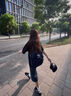阿迪達(dá)斯 （adidas）三葉草大Logo滌綸書包背包雙肩包常規(guī)男女同款情侶款藍(lán)色 藍(lán)色 曬單實(shí)拍圖