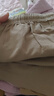 優(yōu)衣庫女裝麻混紡松緊長褲/休閑褲473791 32 深米色 S /155/62A 曬單實拍圖