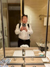 雅戈爾休閑褲男修身褲型TR褲四面彈休閑褲輕薄透氣挺括有型2025新品合款 黑色VCSX313019AWY 34 175/84A （2尺6）86cm 曬單實(shí)拍圖