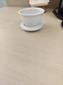 昌南茶杯 影青陶瓷景德鎮茶水分離茶具過(guò)濾帶蓋辦公泡茶杯 節節高升 曬單實(shí)拍圖