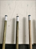 初構想10mm臺球桿小頭套臺球用品配件皮頭桿頭槍頭桌球桿頭帽替換頭 10m 10mm 灰色20粒+巧粉4粒+小刀 曬單實(shí)拍圖