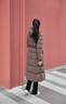 高梵黑金鵝絨服女王5.0長款收腰羽絨服25新款氣質(zhì)顯瘦時(shí)尚冬季女外套 鎏金8號 S 曬單實(shí)拍圖