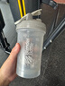 Blender Bottle 蛋白粉搖搖杯運(yùn)動(dòng)水杯 大容量塑料杯帶刻度健身便攜攪拌男士女生 經(jīng)典款V2灰色600ml 曬單實(shí)拍圖