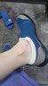 代爾塔(Deltaplus)夏季透氣勞保鞋男松緊輕便鋼包頭防砸防穿刺防靜電301216工作安全鞋 301216藍(lán)色(防砸+防刺+防靜電) 42 曬單實(shí)拍圖