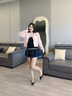康莉真皮方扣平底鞋女2025秋季新款方頭法式氣質(zhì)黑色低跟淺口單鞋 黑色 34 曬單實(shí)拍圖