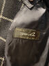 By Creations柏品【意大利Ferla】雙排扣西裝外套男士商務通勤休閑窗格單西服 黑藏青窗格 46 (170/88A) 曬單實拍圖