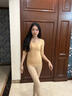 浪莎秋褲女超薄發(fā)熱肌底保暖褲高腰面膜美膚打底線(xiàn)褲秋胖MM大碼緊身褲 曬單實(shí)拍圖
