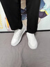 卡賓板鞋男鞋夏季夜光透氣小白鞋子男士運動休閑鞋平底網(wǎng)面鞋炸街潮鞋 白色 41 曬單實拍圖