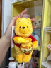 迪士尼（Disney）百畝森林蜂蜜日系列小熊維尼噗噗屹耳小豬毛絨玩偶掛件包包鑰匙扣 小熊維尼毛絨掛件 曬單實(shí)拍圖