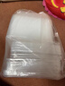 拜杰一次性飯盒方形外賣打包盒餐盒塑料食品級快餐盒箱裝750ml*300套 曬單實拍圖