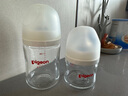 貝親（Pigeon）新生兒 防脹氣寬口徑玻璃奶瓶160ml SS號(hào)奶嘴 0個(gè)月+ AA260 曬單實(shí)拍圖