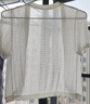 金澀 JS桑蠶絲針織衫女開(kāi)衫夏短款  鏤空OL外搭空調(diào)衫薄款披肩小坎肩 白色 M 曬單實(shí)拍圖