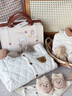 新生兒禮盒剛出生滿(mǎn)月百天寶寶禮物套裝實(shí)用嬰兒衣服禮盒0-3個(gè)月 小飯團 0-4個(gè)月 曬單實(shí)拍圖