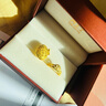 周生生 足金愛(ài)情密語(yǔ)皇冠黃金戒指開(kāi)口戒金飾品90227R計價(jià) 3.12克(含工費100元) 曬單實(shí)拍圖