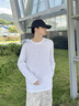 Calvin KleinJeans25秋季新款男士休閑ck浮雕字母純色打底衫長(cháng)袖T恤4RD868G YAF-月光白 L 曬單實(shí)拍圖