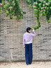 英氏（YEEHOO）女童套裝兒童衛(wèi)衣褲子兩件套中大童裝休閑運動時尚秋 夢幻紫 150 曬單實拍圖