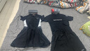 李寧（LI-NING）泳褲男士寬松防尷尬泳衣套裝水陸兩用黑色短袖兩件套07-25 L 曬單實拍圖