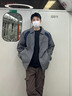 THE SIMPSONS辛普森流行夾克男春秋季新款棒球服百搭運動(dòng)時(shí)尚休閑長(cháng)袖夾克外套 深灰/藍 2XL （160斤-180斤) 曬單實(shí)拍圖