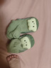 【寶寶地板鞋襪】嬰兒地板襪A類(lèi)棉秋冬季可愛(ài)卡通公仔點(diǎn)膠防滑 綠色 12 （S碼 推薦6-12個(gè)月） 曬單實(shí)拍圖