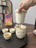 陶羽團花手抓壺一壺三杯旅行茶具套裝戶(hù)外便攜式車(chē)載快客杯功夫茶具 團花知旅快客套組-便攜裝 曬單實(shí)拍圖
