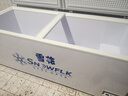 雪花（SNOWFLK）冰柜商用家用冷柜臥式大容量全冷凍柜展示柜 【1048數(shù)顯】單溫擴容款|一級能效 空柜溫度可達-30度丨銅管速冷低耗 曬單實拍圖