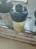 星坊玻璃鹽罐燒烤調(diào)料瓶勺蓋一體家用密封收納放鹽瓶白糖罐4只裝 曬單實拍圖