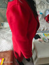 恒源祥高端雙面羊絨大衣媽媽裝中長(zhǎng)款中老年女小個(gè)子雙面呢毛呢厚外套 焦糖色 M 95-105斤 曬單實(shí)拍圖