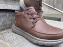 Edick意大利風(fēng)品牌東北雪地靴男款皮毛一體男鞋冬季防滑保暖加絨加厚真 棕色(2009款) 40 【羊毛厚，拍大一碼】 曬單實(shí)拍圖
