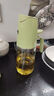 妙廚倫專用加厚噴倒兩用噴油壺瓶家用調(diào)料瓶防漏油罐壺不掛油玻璃噴油瓶 新款噴倒一體 500毫升綠色 曬單實(shí)拍圖