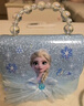 迪士尼（Disney）冰雪奇緣艾莎兒童包可愛小香風紗裙斜挎包零錢包公主生日禮物 曬單實拍圖