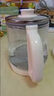 蘇泊養(yǎng)生壺開(kāi)水器燒水壺多功能加厚水壺家用小型辦公室全玻璃電熱水壺煮茶器恒溫?zé)踔笠惑w煮茶壺花茶 綠色加厚防爆玻璃智能 1.8L 曬單實(shí)拍圖