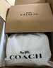蔻馳（COACH）【品牌直供】LAUREL女士小號HOBO流浪包 沙黃色拼灰褐色 七夕禮物 曬單實拍圖