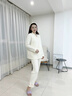英氏孕婦秋季百棉月子服新款長(zhǎng)袖孕婦哺乳睡衣產(chǎn)婦家居服套裝V領(lǐng)黃色L 曬單實(shí)拍圖