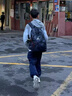 Jordan耐克AJ喬丹雙肩學生書包 大容量多袋  男女通用 涂鴉黑 曬單實拍圖