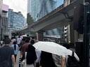 蕉下（beneunder）防紫外線遮陽傘晴雨傘六折黑膠卡片防曬傘扁傘BM666大象灰 曬單實拍圖