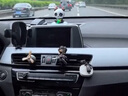 哈天雷【次日達】小風(fēng)扇車(chē)載香水出風(fēng)口汽車(chē)香氛內飾品財神擺件裝飾香薰 新款搖頭黑熊（2香片） 10g 曬單實(shí)拍圖