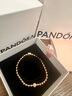 潘多拉（PANDORA）串珠密鑲手鏈玫瑰金色簡約高級時尚百搭疊戴教師節(jié)禮物密鑲簡約手鏈17cm 曬單實(shí)拍圖