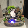 水源工坊 假山造景流水噴泉客廳擺件室內(nèi)玄關(guān)桌面水車高山盆景觀 依山傍水小帶霧44*22.5*40 曬單實(shí)拍圖