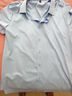 皮爾卡丹（pierre cardin）100%桑蠶絲短袖襯衫男夏季薄款免燙休閑襯衣大碼寬松冰真絲襯衫男 【商務(wù)短袖襯衣】淺藍100%桑蠶絲 XL 175/96A135-150斤 曬單實(shí)拍圖
