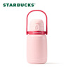 星巴克（Starbucks）杯子星相伴系列 可愛水獺圖案水杯 大容量便攜隨行杯七夕教師送禮 雙飲口不銹鋼提手杯970ml 曬單實拍圖