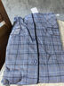 南極人男士睡衣男春夏棉開衫長(zhǎng)袖翻領(lǐng)可外穿寬松家居服套裝格子藍(lán)2XL 曬單實(shí)拍圖