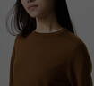 優(yōu)衣庫女裝精紡美利奴羊毛圓領(lǐng)針織衫長(zhǎng)袖通勤25秋冬新款478330 36 褐色 XL /165/92A 曬單實(shí)拍圖