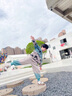 G.DUCKKIDS兒童裝男童春秋裝套裝春秋款2025新款男孩運動(dòng)酷帥氣大童衛衣秋季 綠色 160 cm 曬單實(shí)拍圖